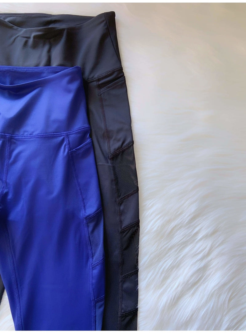Kaira Active Activewear Rider Leggings in Navy Valia Honolulu
