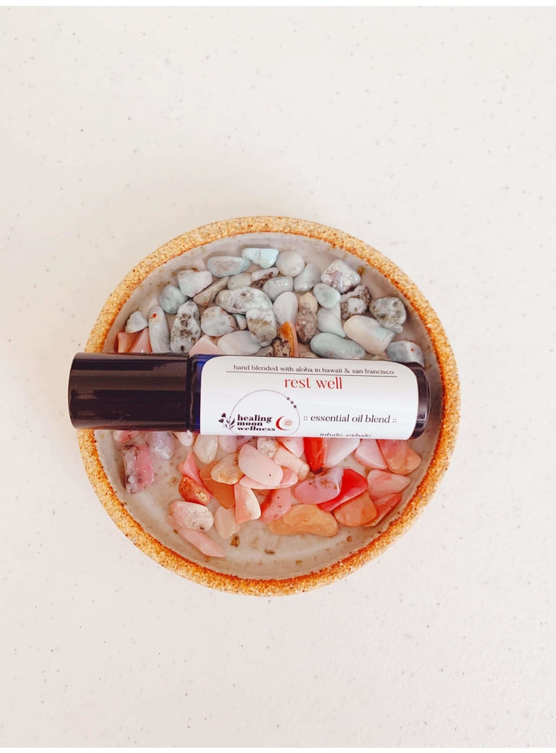 Healing Moon Wellness Self Care Rest Well Essential Oil Blend Healing Studio Natural Skin Care - No. 1 Face Oil Valia Honolulu