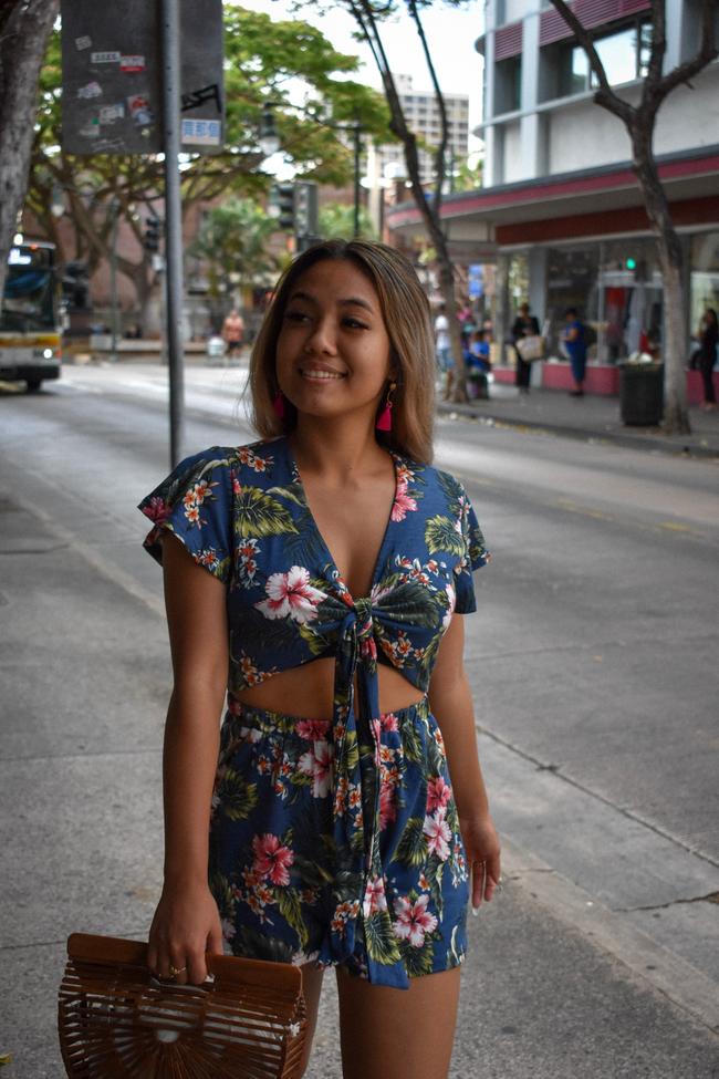 Bahama Tie Romper - Valia Honolulu