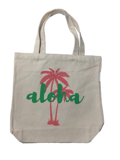 Aloha Palm Tote Bag - Valia Honolulu