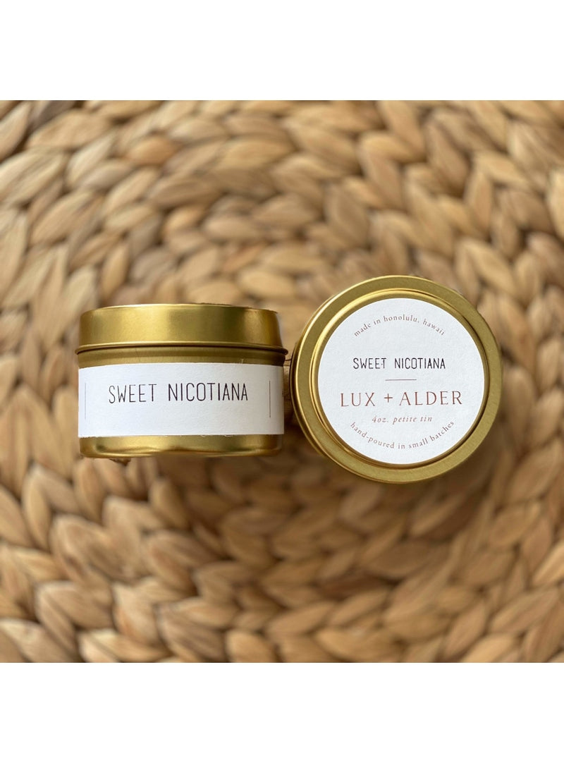 Lux + Alder Gift Sweet Nicotiana Candle Valia Honolulu