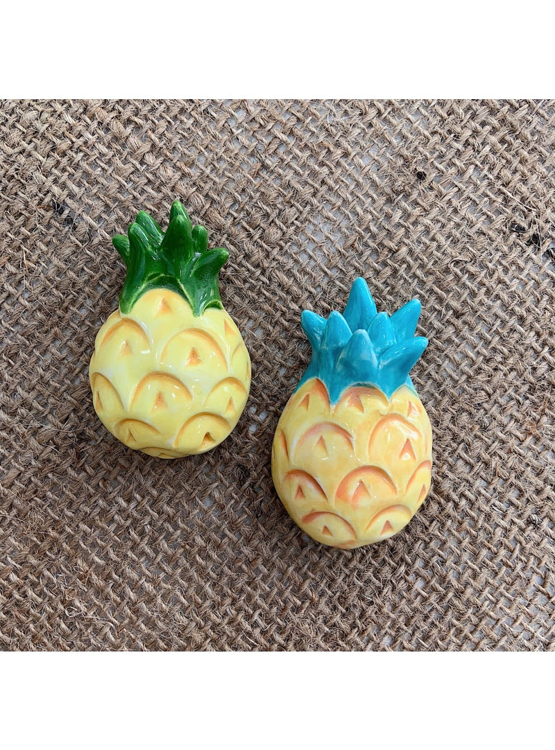 Beachcake Pineapple Magnet Pineapple Magnet | Handmade Ceramic Magnet | Beachcake Valia Honolulu